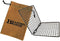 Portable Bushcraft Stainless BBQ Cooking Grill Grate, Bamboo Cutting Board, Burlap Bag, Mini Knife, Fire Starter Kits. Camping, Campfires, Backpac...